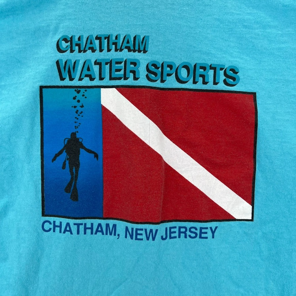 Vintage‎ CHATHAM WATER SPORTS NEW JERSEY T Shirt Adult XL Fruit of the Loom USA